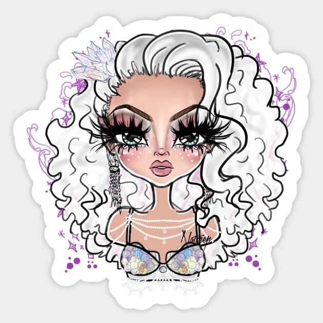 Ice Queen Sticker by natieep